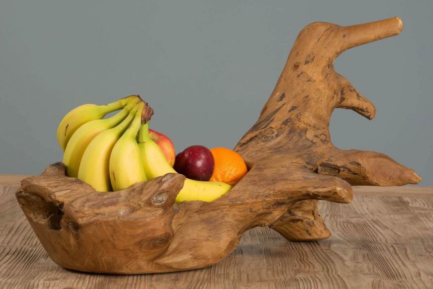 Reclaimed Teak Long Bowl Sustainable Furniture