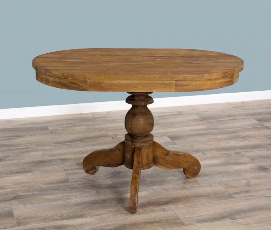 1.2 Oval Pedestal Table Sustainable Furniture
