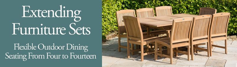 Extending Garden Table Sets Extending Garden Table Sets