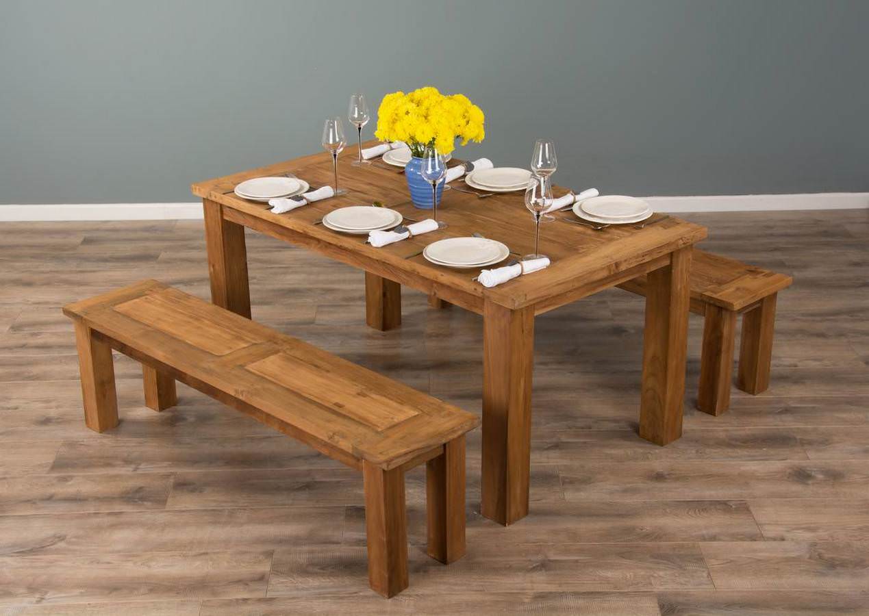 Orange 2024 dining bench