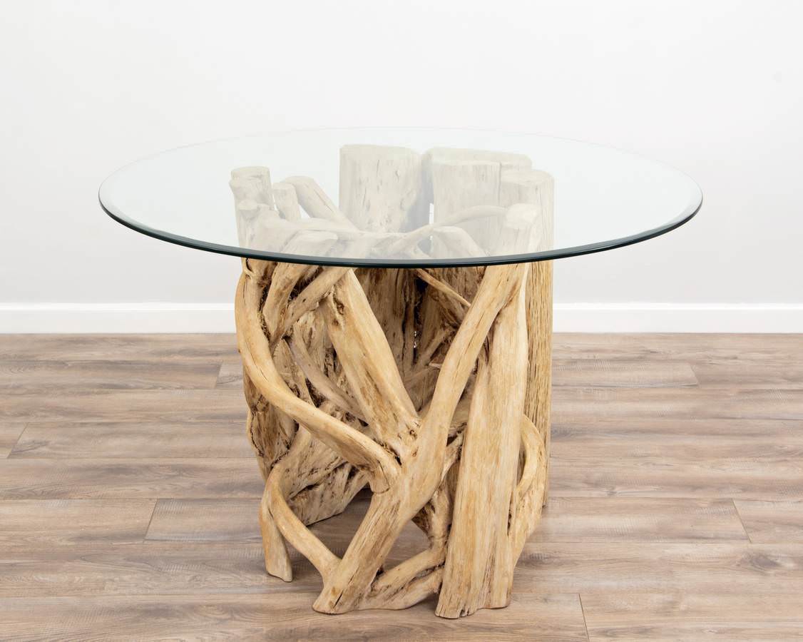 1.2m Java Root Circular Dining Table Sustainable Furniture