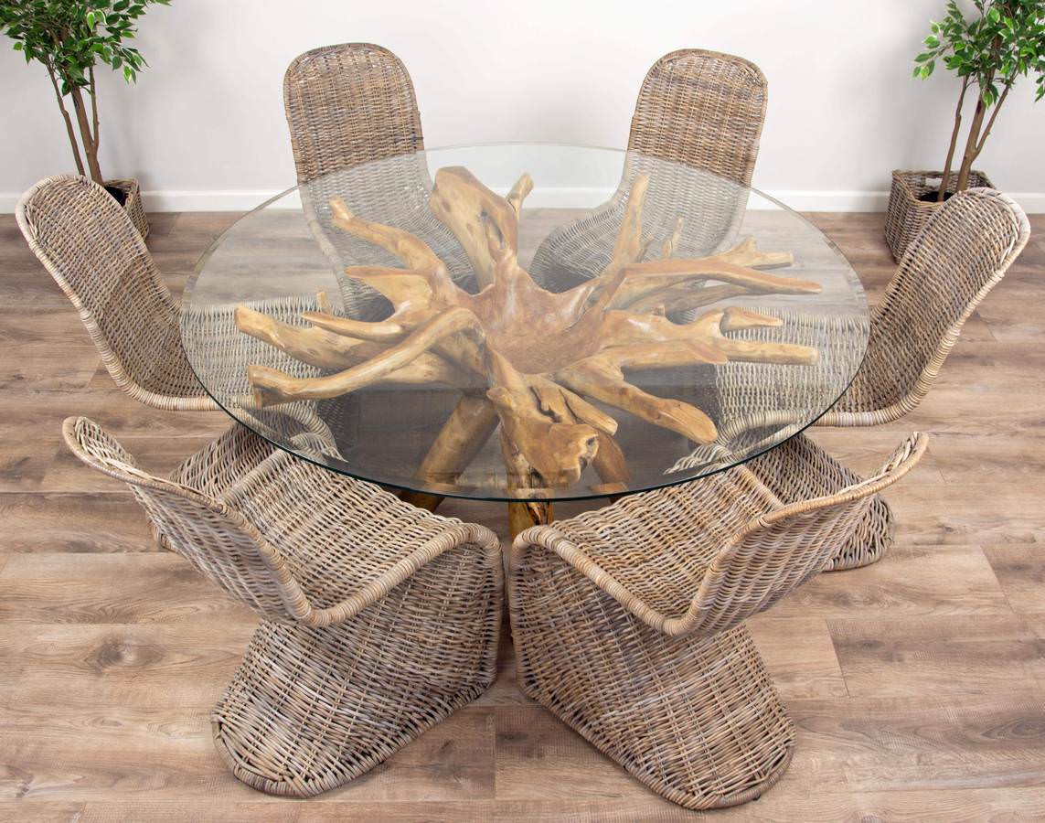 Driftwood discount dining set