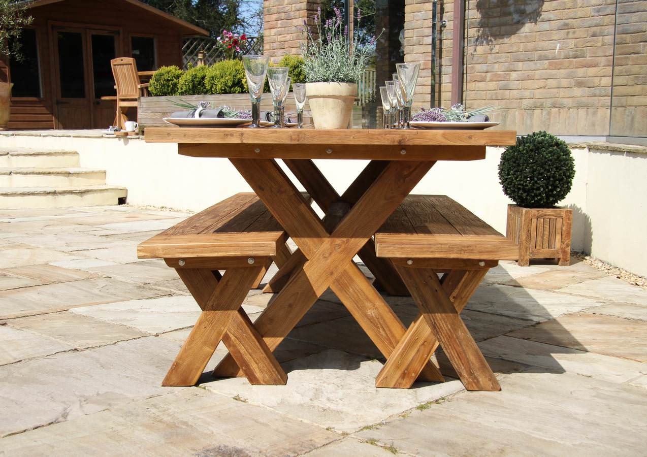 2m trestle table shop
