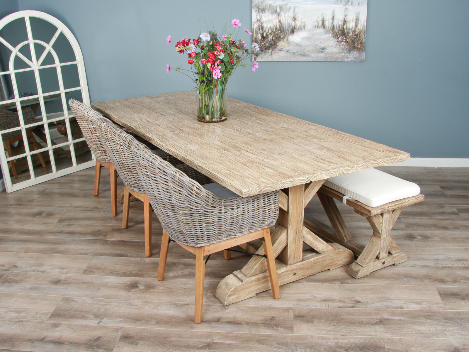 Farmhouse bench hotsell for kitchen table
