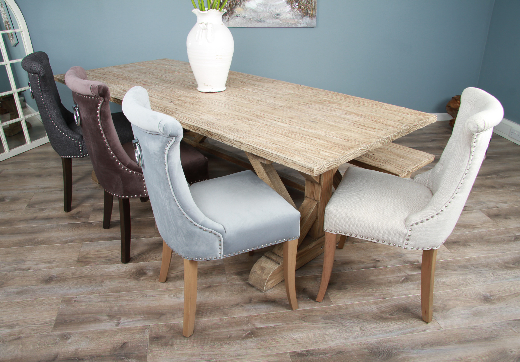 Threshold cloverhill top farmhouse dining table
