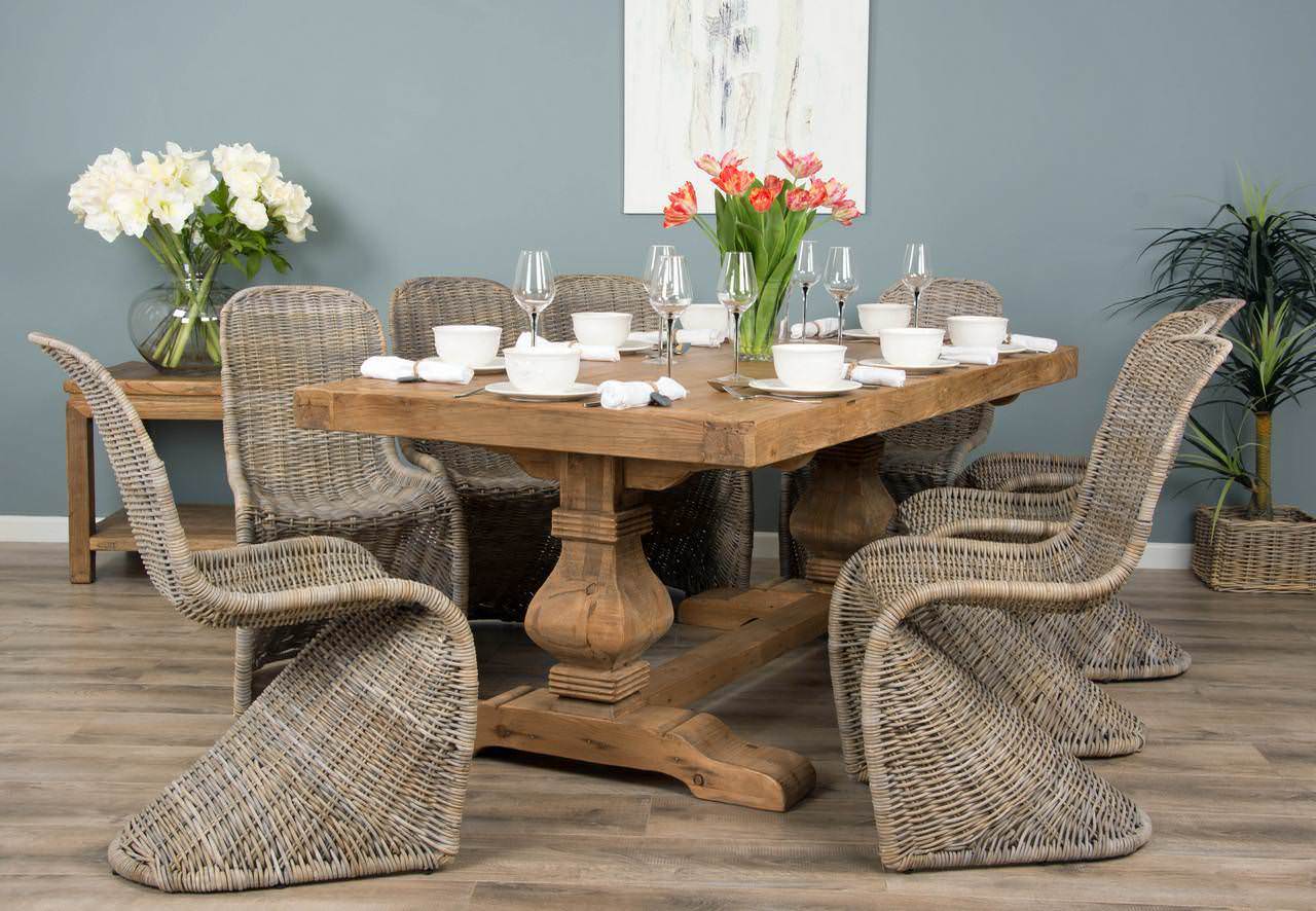 Wilson & fisher innisbrook faux wood online pedestal dining table