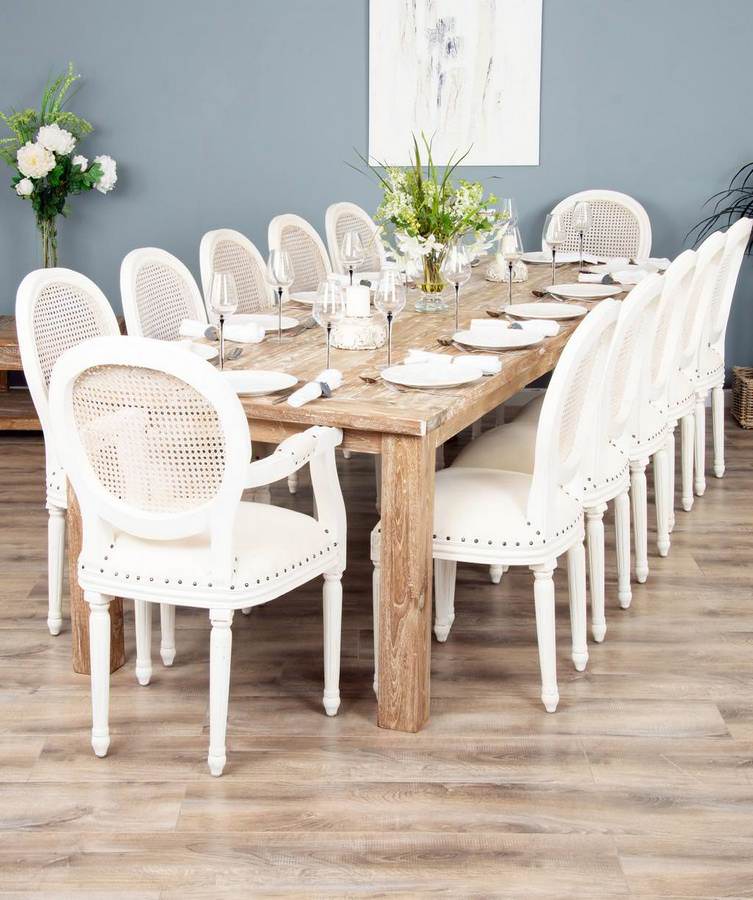 White and timber dining chairs store