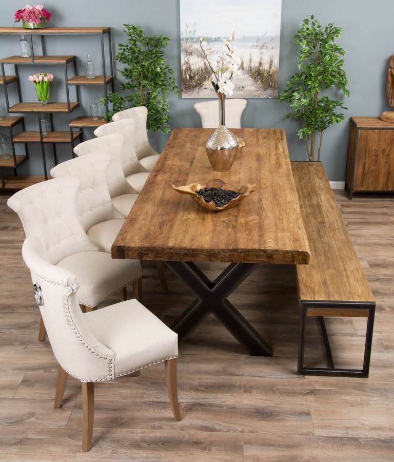Ring back dining chairs and table set outlet