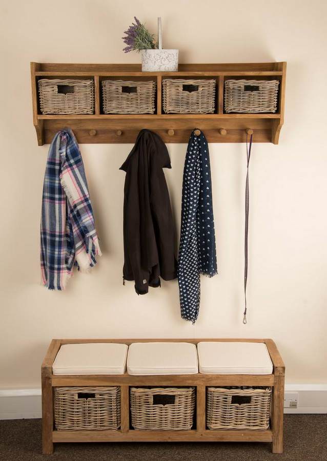 Coat hook storage clearance unit