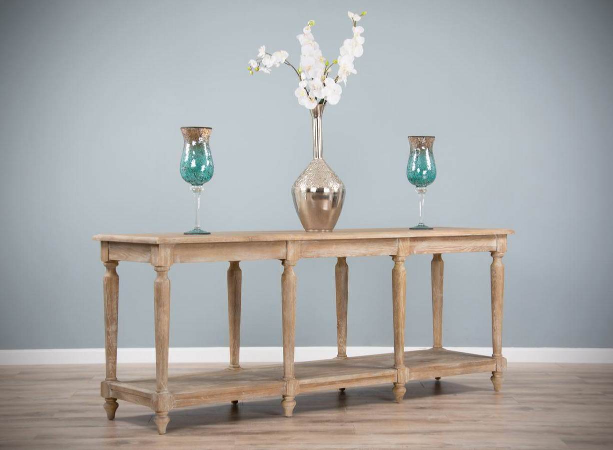 American Oak Grey Wash Sideboard