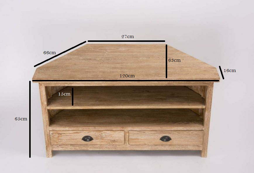 Corner tv hot sale unit 120cm wide