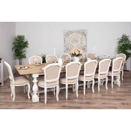 3.6m Ellena Dining Table with 12 Paloma Chairs