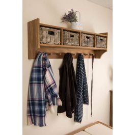 Cubby coat hook and sales storage unit