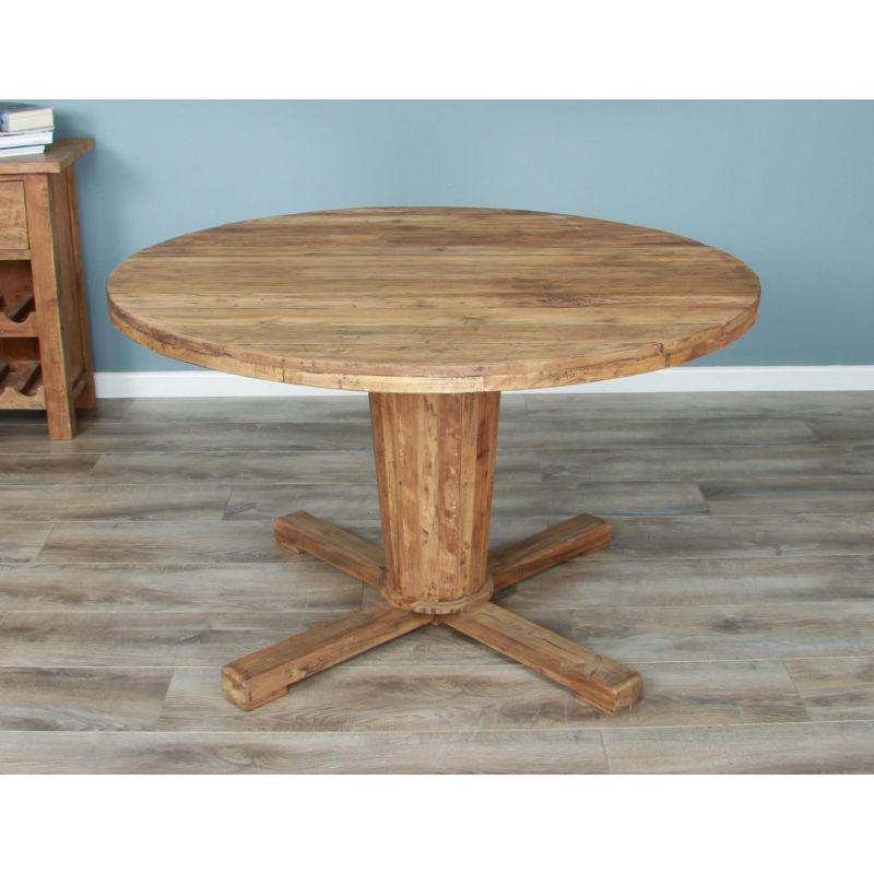 1.3m Reclaimed Teak Character Dining Table