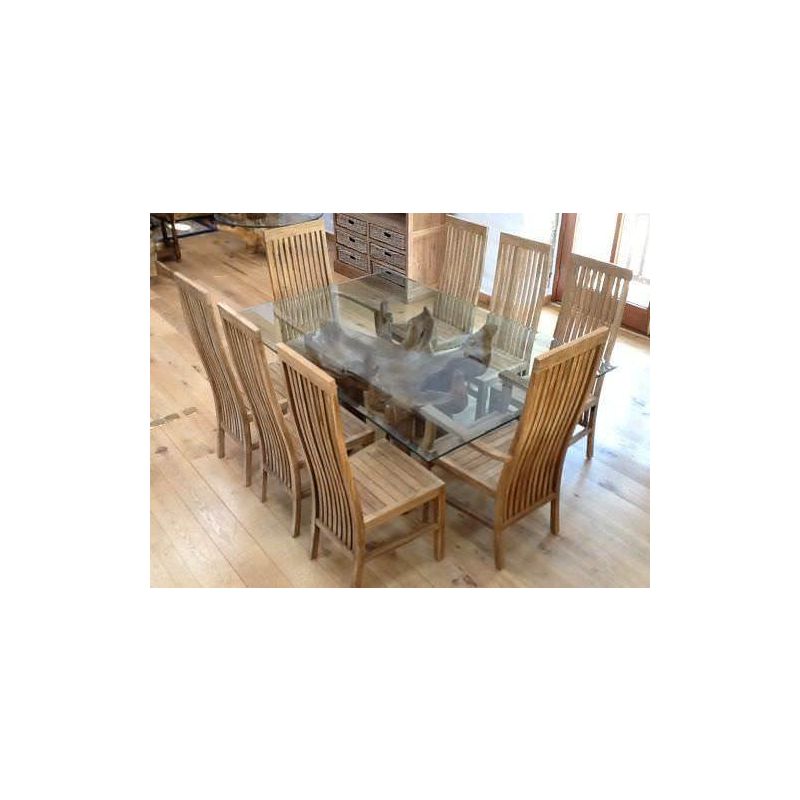 1.8m Reclaimed Teak Root Rectangular Dining Table