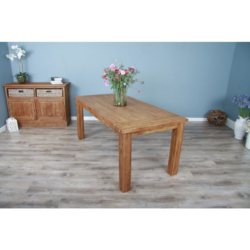 2m Reclaimed Teak Taplock Dining Table