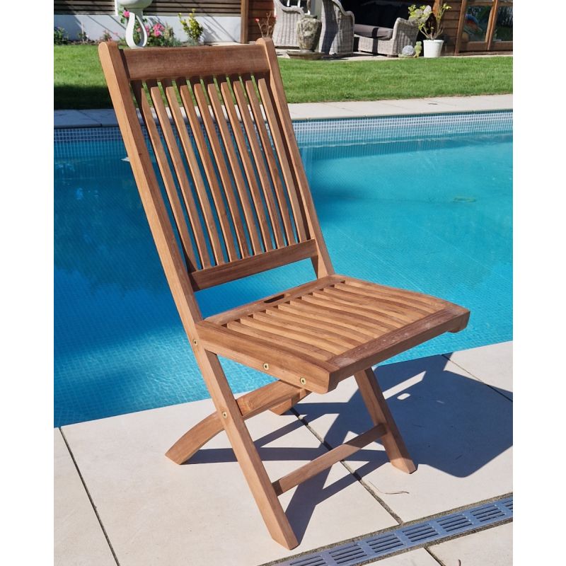 Kiffa Teak Folding Chair