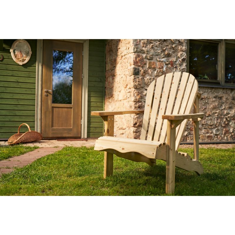 Swedish Redwood Adirondack Chair