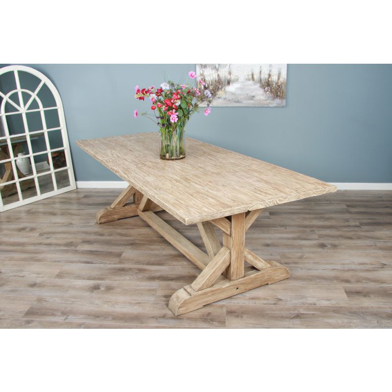 2.4m Farmhouse Cross Dining Table