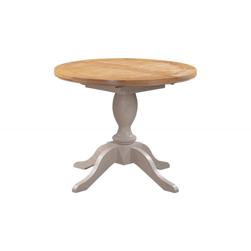 100cm Eden Circular Extending Pedestal Dining Table