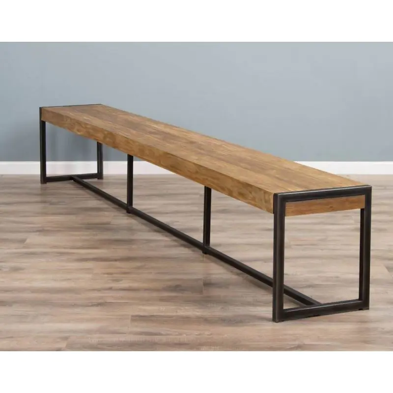 3m Reclaimed Teak Urban Fusion Dining Bench