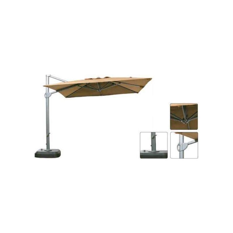 3m Square Cantilever Premium Commercial Parasol