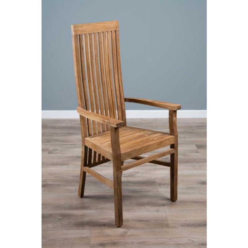 Vikka Reclaimed Teak Dining Armchair