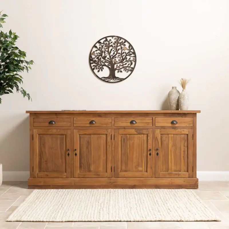 Reclaimed Teak Java Dresser - 4 Door Reclaimed Teak Java Dresser - 4 Door
