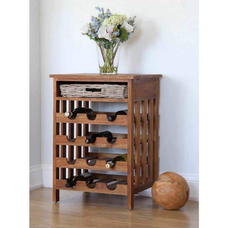 Reclaimed Teak Wine Rack