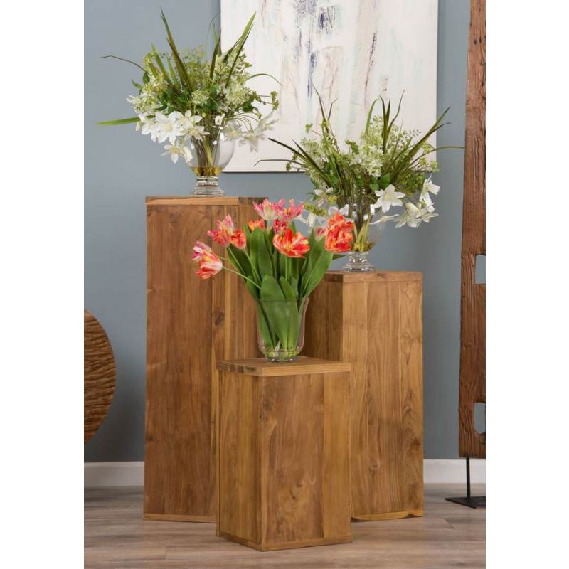 Reclaimed Teak Alana Pedestal