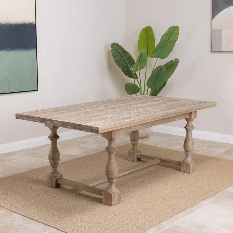 American Oak Dining Table - Dark Oak American Oak Dining Table - Dark Oak