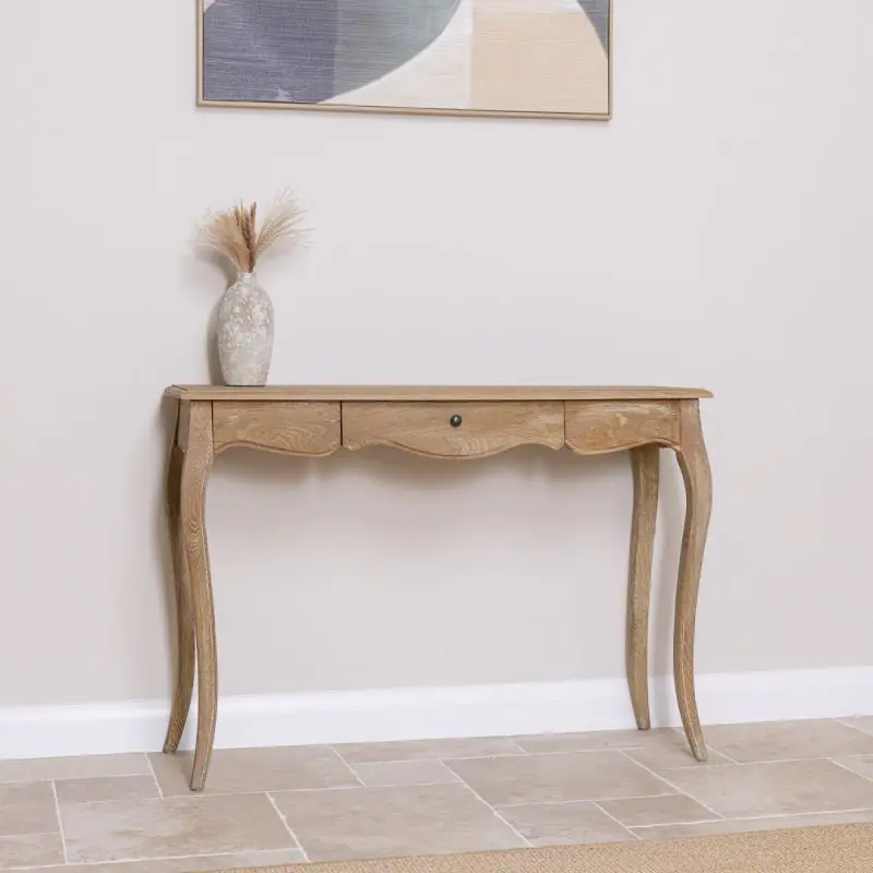 American Oak Grey Wash Hall Table