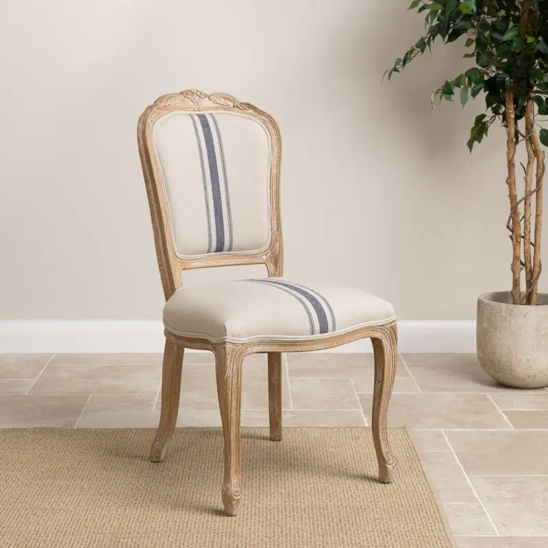 American Oak Beaumont Stripe Chair