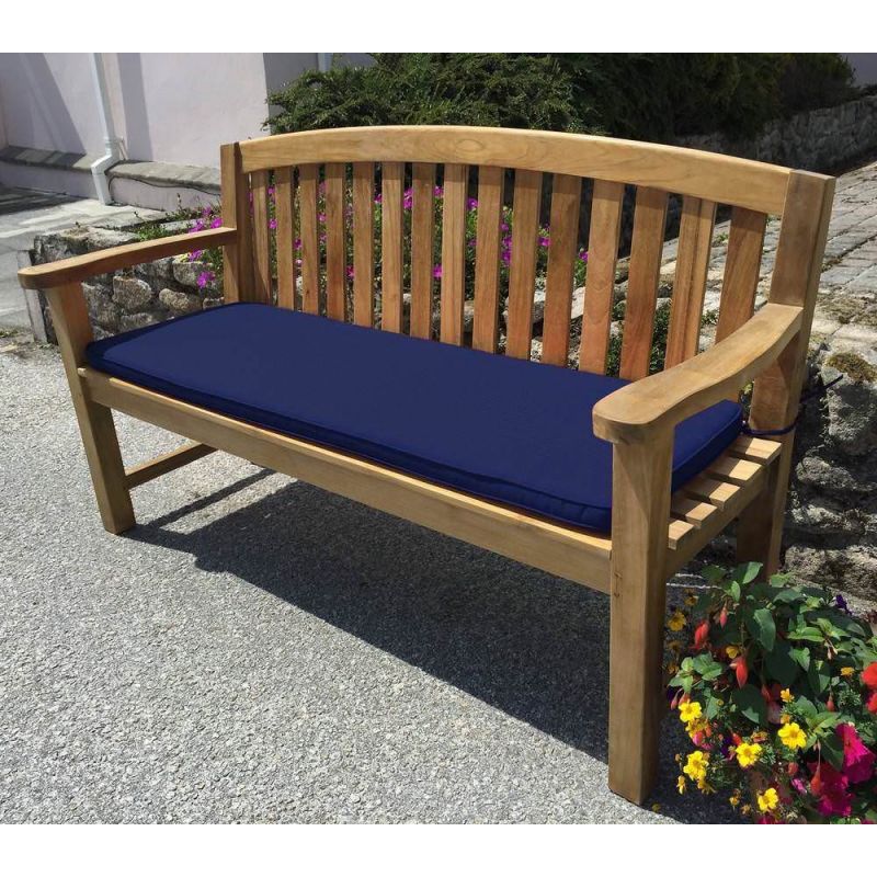 Blue Bench Cushion