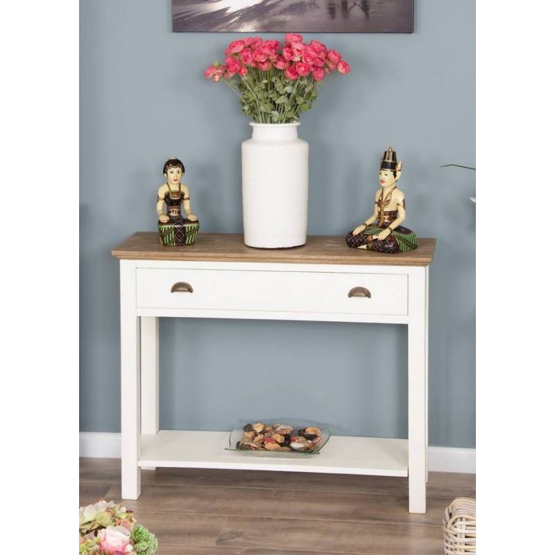 100cm Brocante Hall Console Table