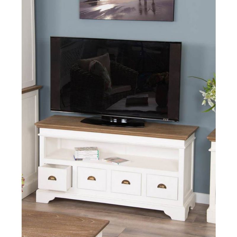 Entertainment unit deals with drawers