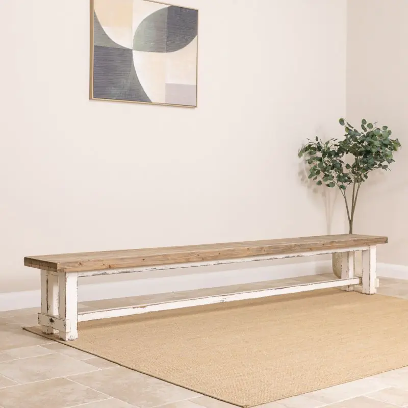 295cm Coastal Backless Bench