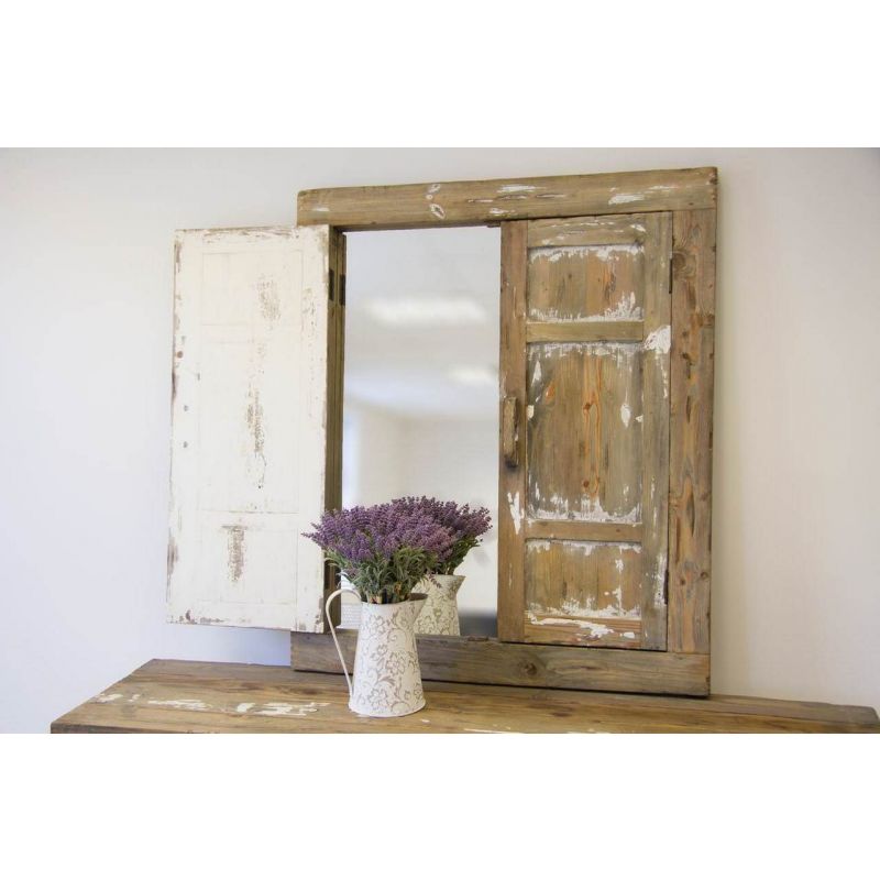 Coastal Shutter Mirror