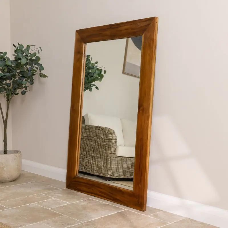 Reclaimed Teak Rectangular Mirror - 2 Sizes