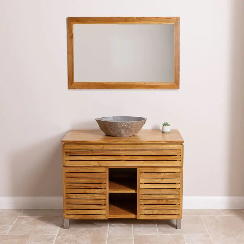 Diva Washstand with Cupboards, Drawer and Shelves - 105cm X 80cm Diva Washstand with Cupboards, Drawer and Shelves - 105cm X 80cm