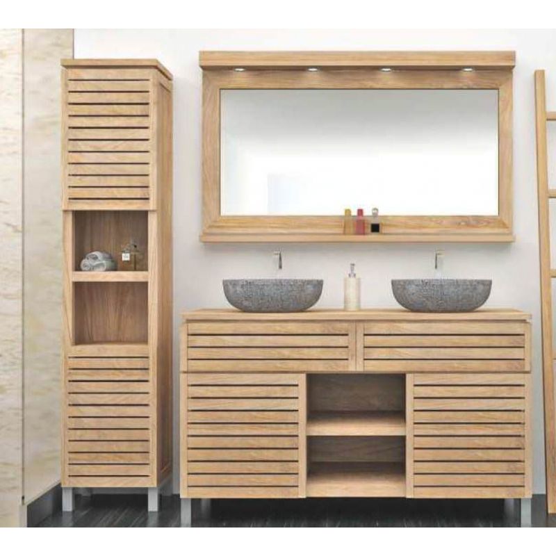 Diva Washstand with Cupboards, Drawer and Shelves - 105cm X 80cm 