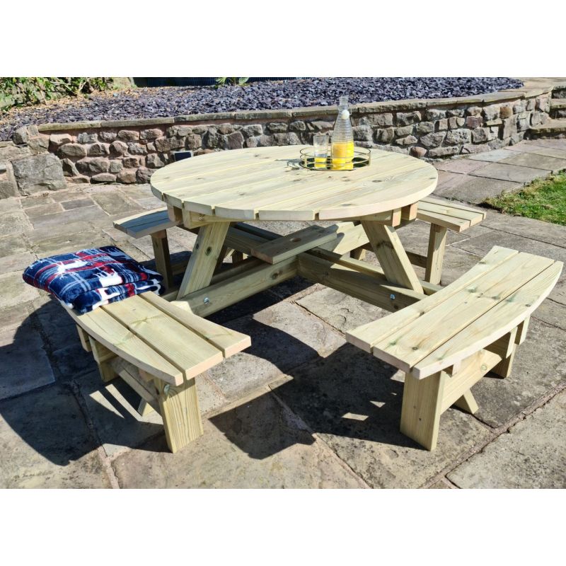 Hustyns Circular Picnic Bench