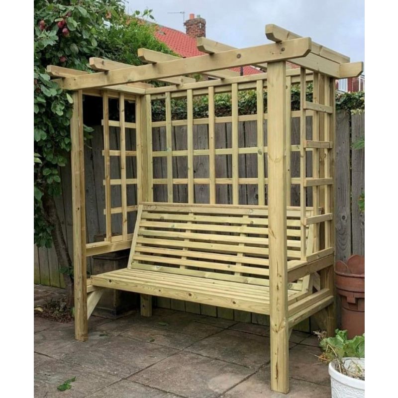 Garden seat with trellis new arrivals