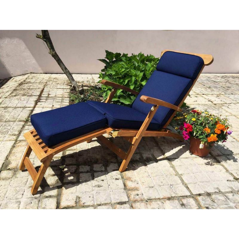 Steamer chair cushions homebase deals