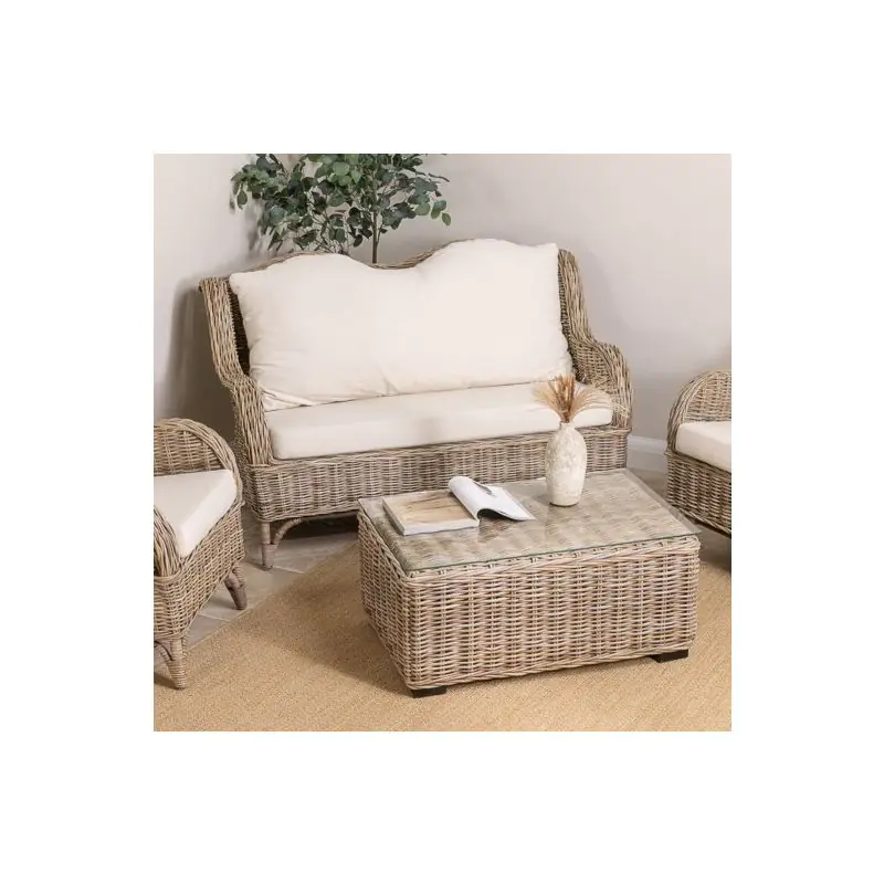Jumo Natural Wicker Sofa