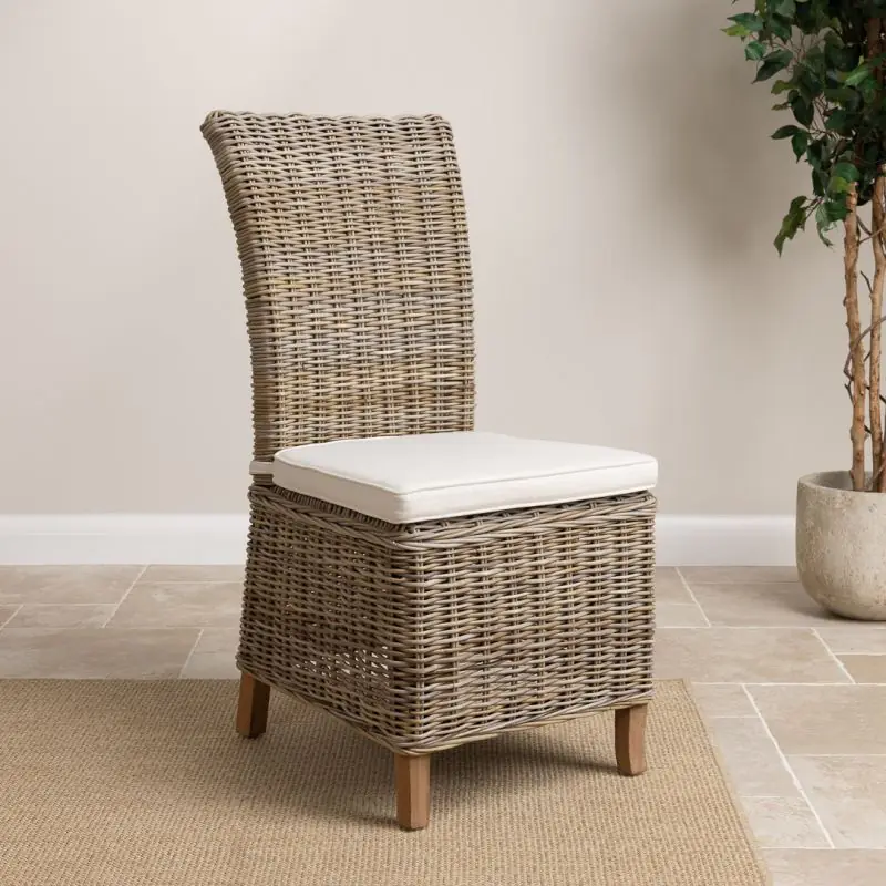 Latifa Natural Wicker Dining Chair