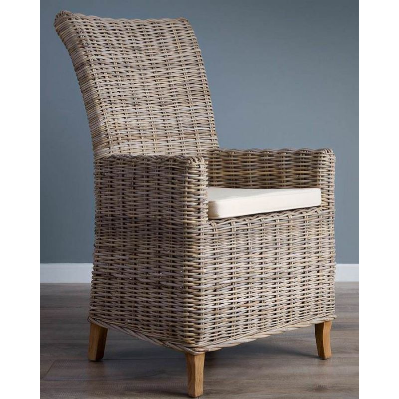 Latifa Natural Wicker Armchair