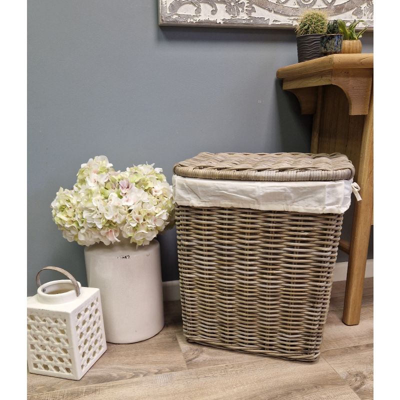 Large Natural Wicker Laundry Basket