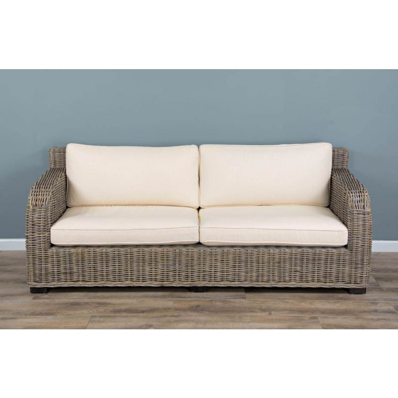 Manga Natural Wicker 2 or 3 Seater Sofa