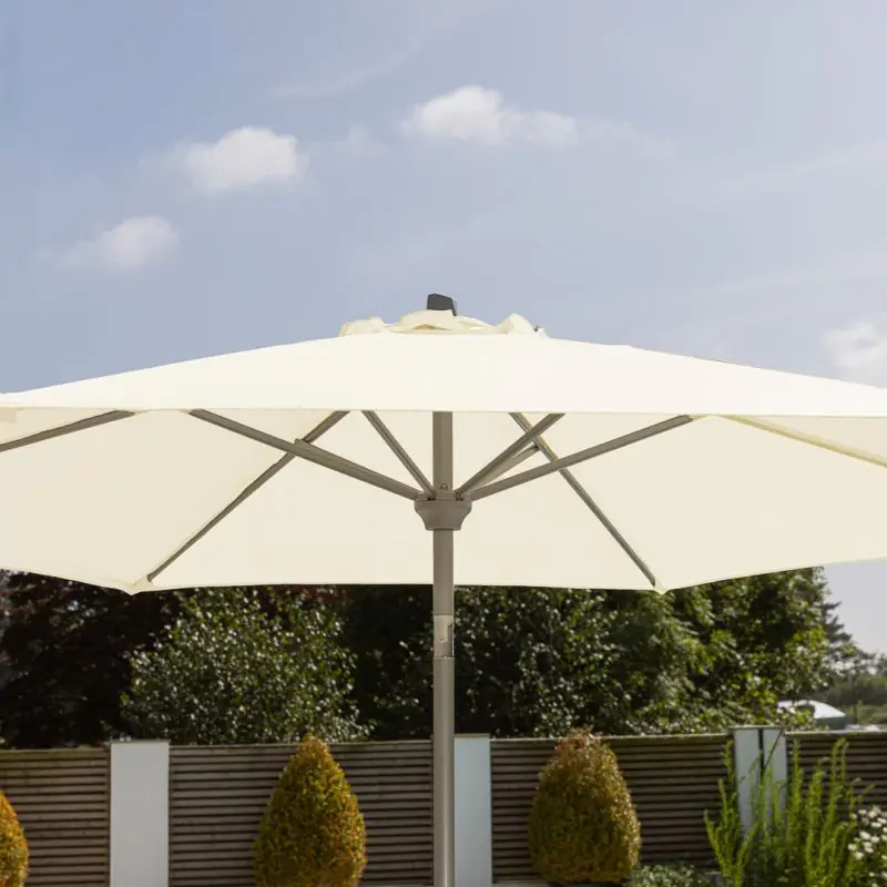 2.5m Round Aluminium Crank & Tilt Parasol